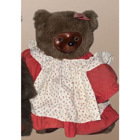 Vintage Robert Raikes Original Bears Sebastian &  Roberta Stuffed Animals - Picture 2 of 13